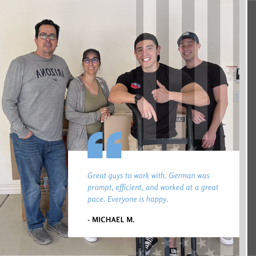 5 stars Arizona Moving Service